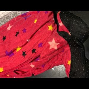 Star pattered footie pajamas